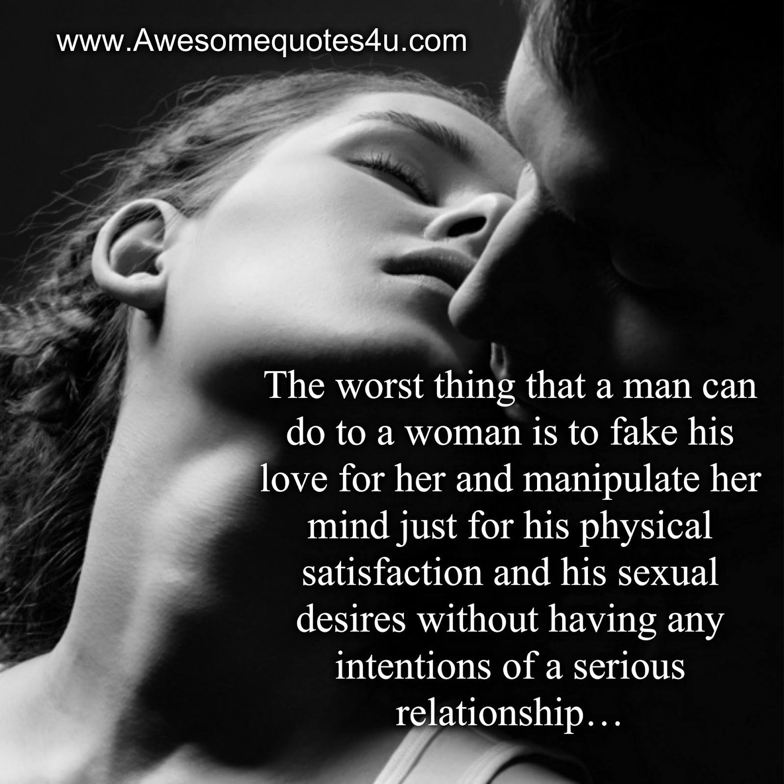 Serious Relationships Are Based On Real Love