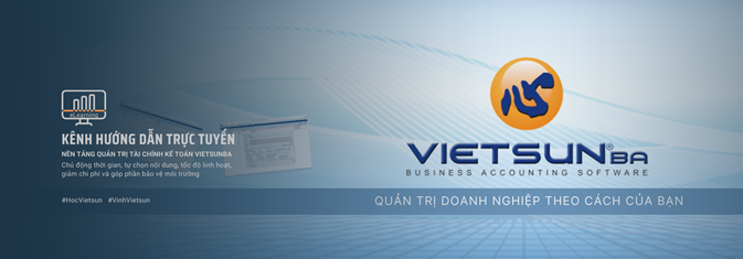 Hướng dẫn sử dụng phần mềm kế toán vietsun