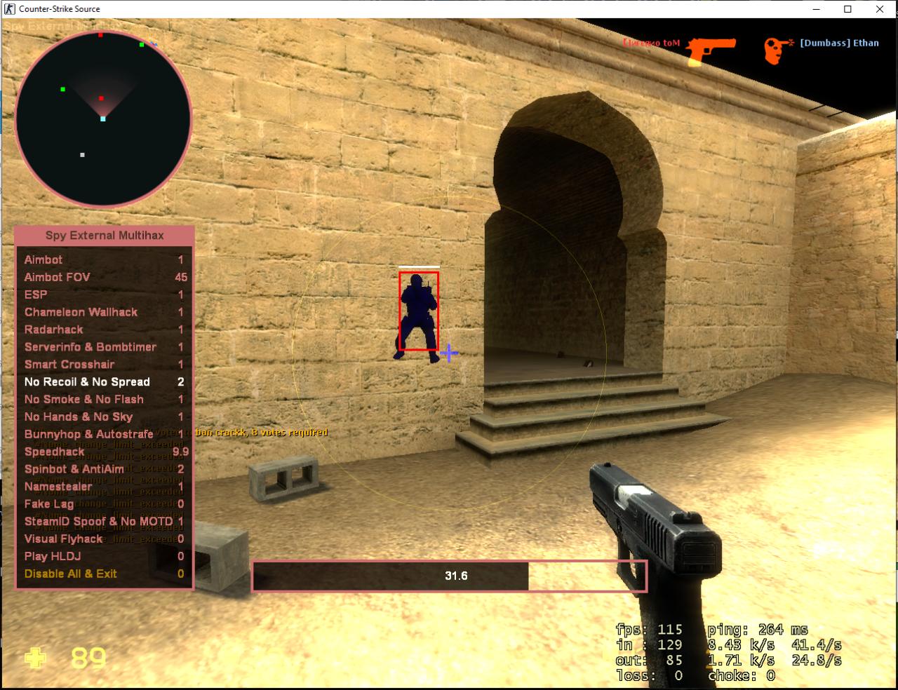 Counter Strike Source Nastro Wallhack, Recoil 2021
