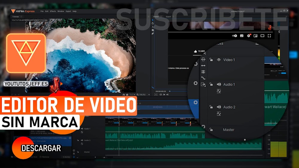 Editor de Video Sin Marca de Agua 2022 | Descargar HitFilm Express Ultima Version