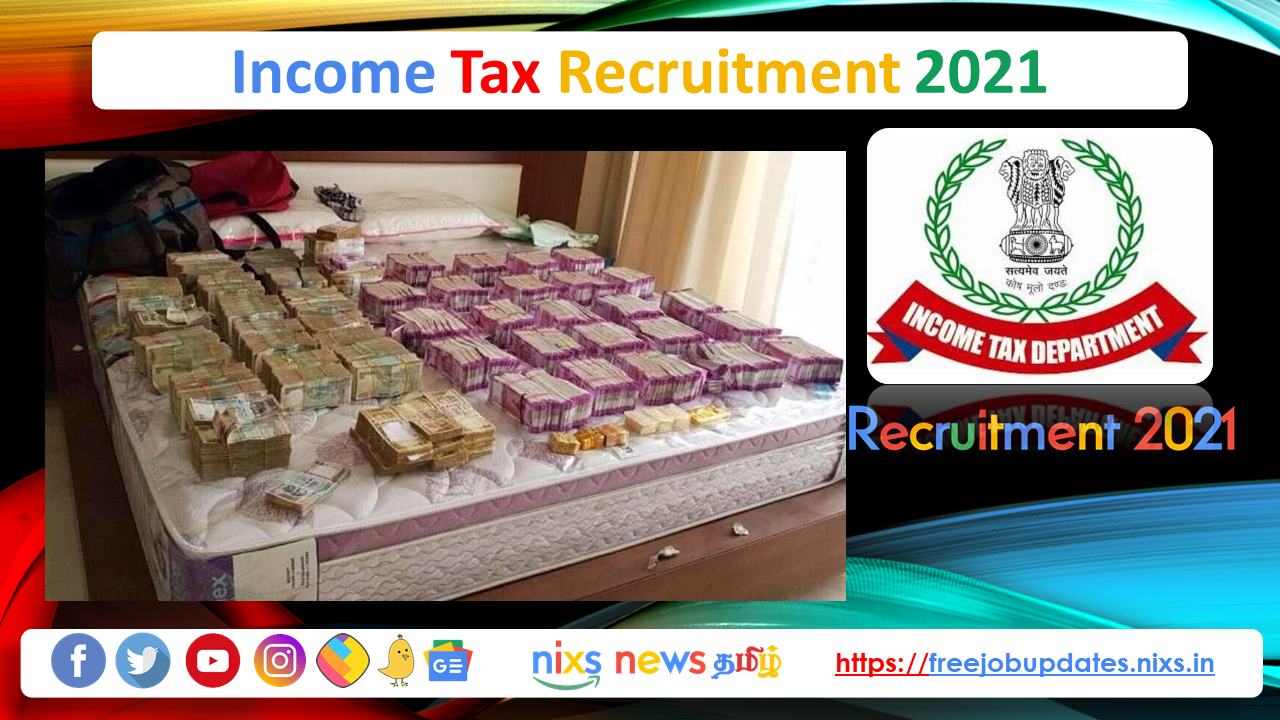 Income Tax Recruitment 2021 28 Tax Assistant Posts - Apply Online Income Tax Recruitment 2021 28 Tax Assistant Posts - Apply Online