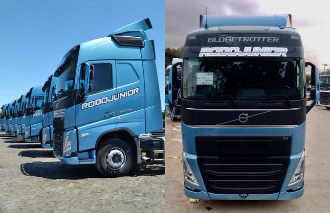 Rodojunior adquire 140 caminhões Volvo FH Euro 6 – Transporte Moderno