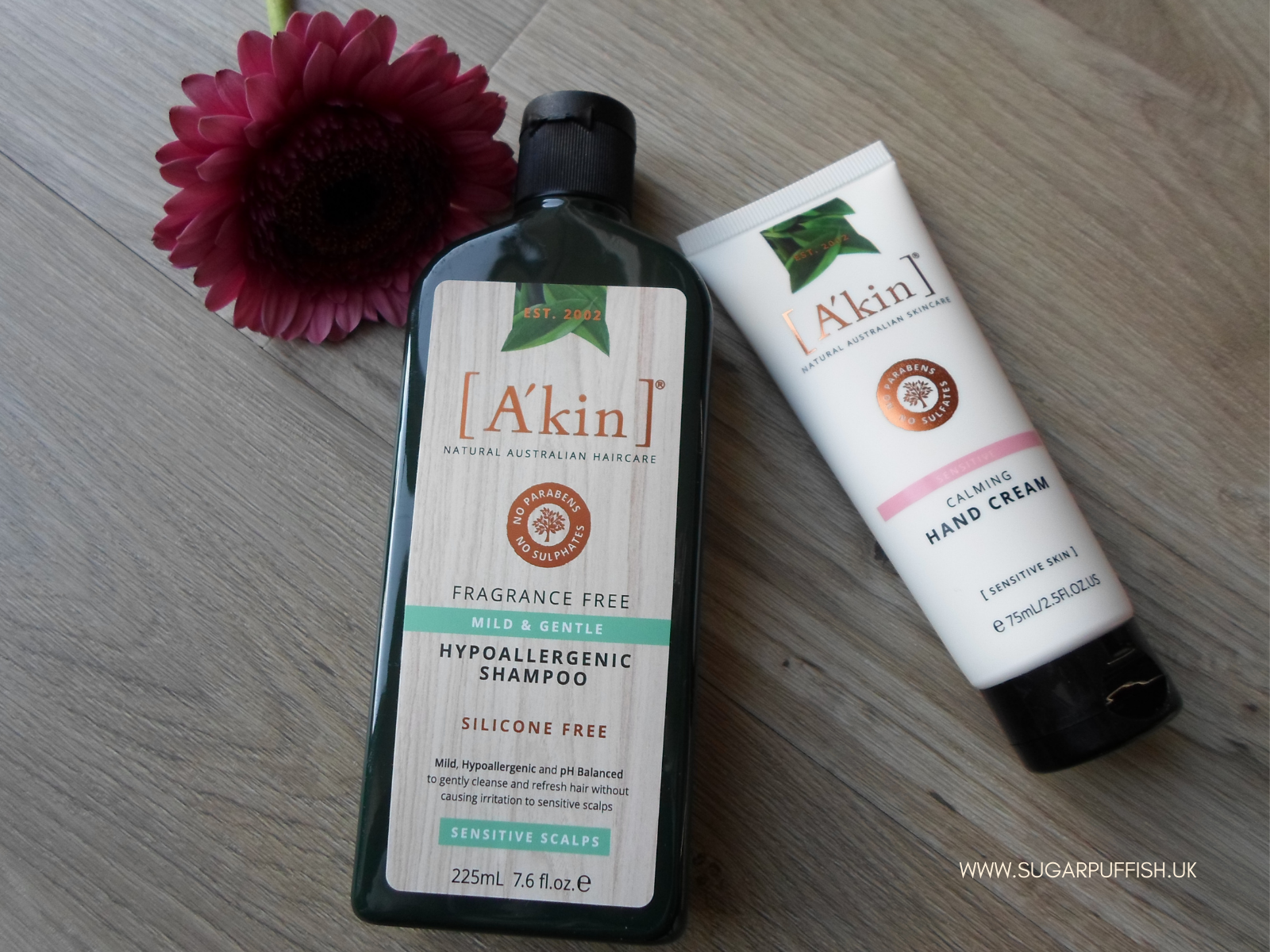 Review A'kin Mild & Gentle Fragrance Free Shampoo and Calming Hand Cream