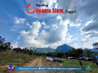 0857-7900-9800 | Dijual Kavling Nuansa Alam Tahap 3 Jonggol Jawa Barat View Gunung dan Pinggir Jalur Utama Strategis