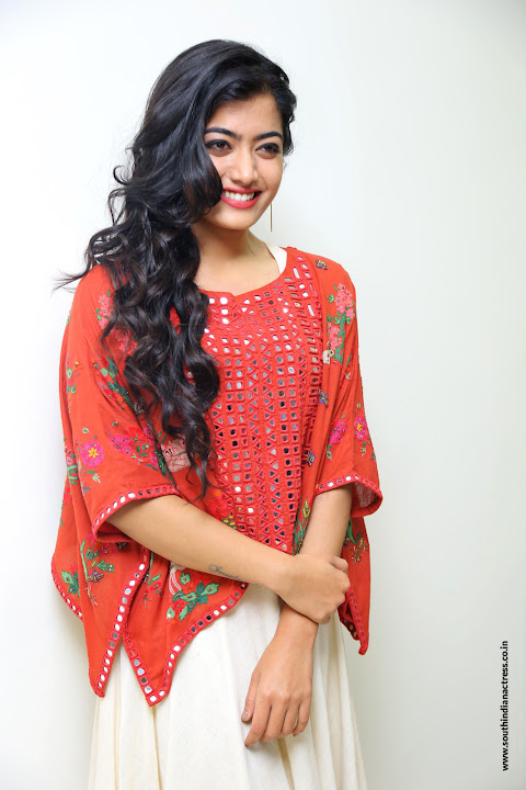 Rashmika Mandanna at Chalo teaser launch