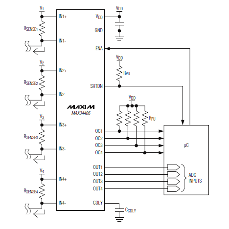 https://www.unboxing.eu.org/2021/04/max34406-typical-application-circuit.html MAX34406 Typical Application Circuit and Datasheet