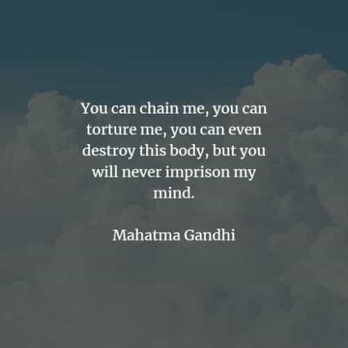 Famous quotes and sayings by Mahatma Gandhi