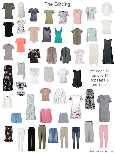 preparing to edit a 50-piece wardrobe down to 33 pieces preparing to edit a 50-piece wardrobe down to 33 pieces