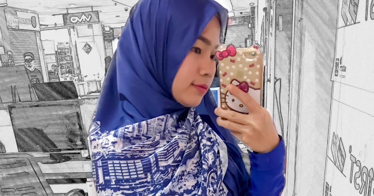 cara pakai shawl duck