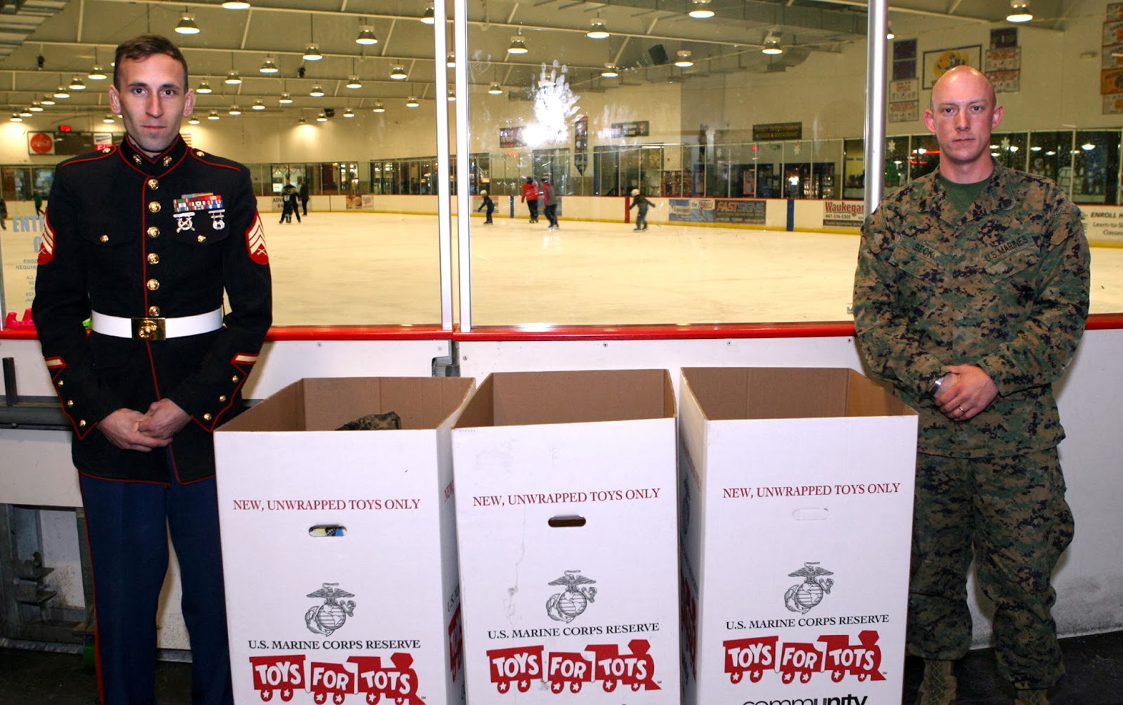 Mark Kodiak Ukena Great Lakes Marines Toys for Tots Collection