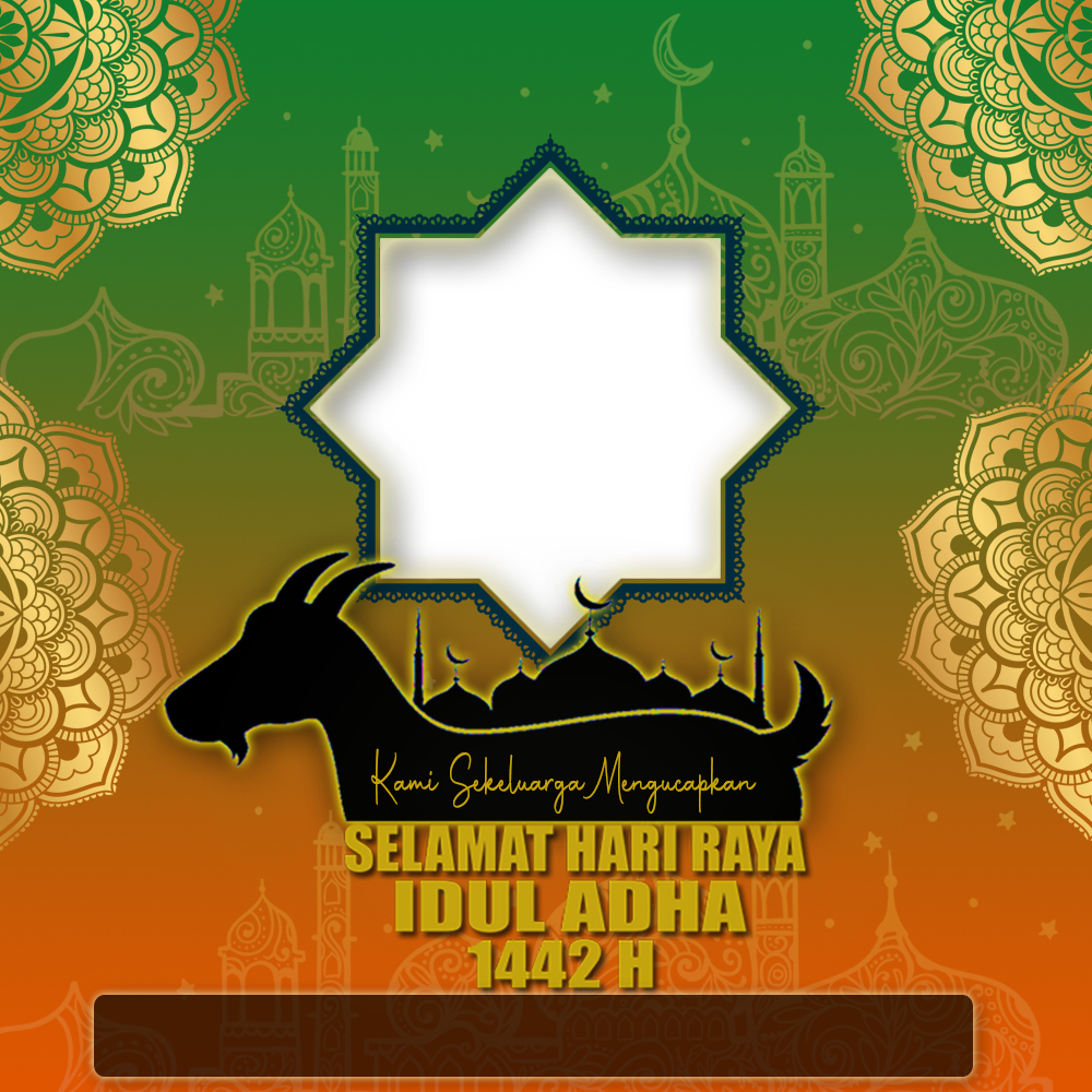 6 Template Twibbon Ucapan Selamat Hari Raya Qurban Idul Adha 1442 H ...