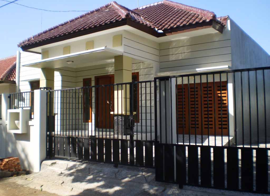 pagar rumah minimalis sederhana
