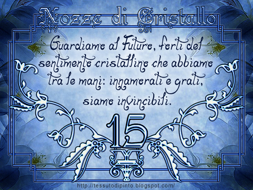 Nozze di cristallo 15 anni insieme cartoline e frasi romantiche jpg (500x375)