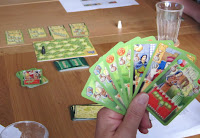 A players cards in a game of Nottingham