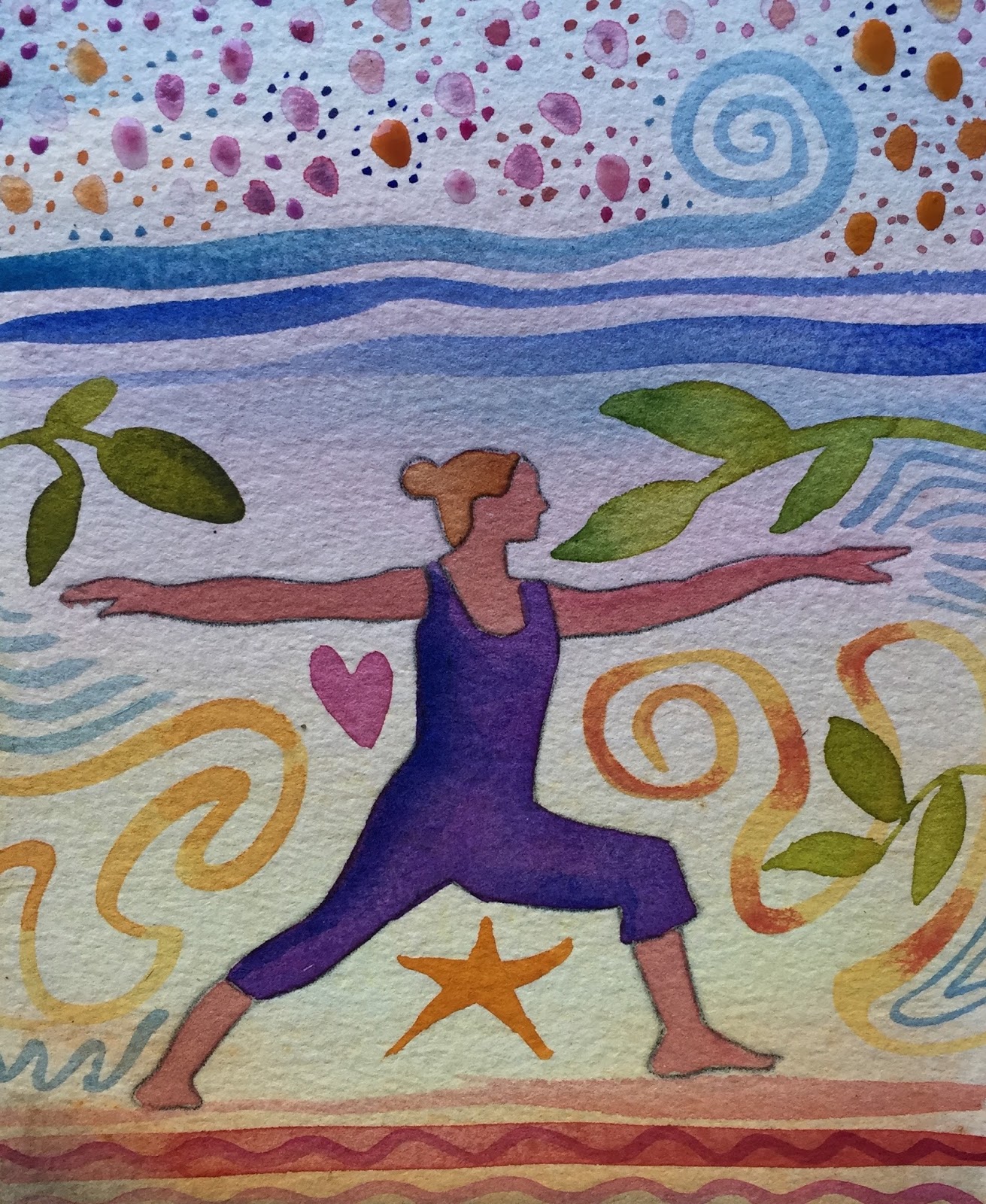 Sally Dean 365 Flowers Yoga and Painting class this Sunday!