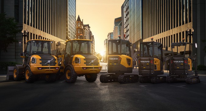 Volvo CE reafirma compromisso com futuro sustentável lançando novas máquinas elétricas