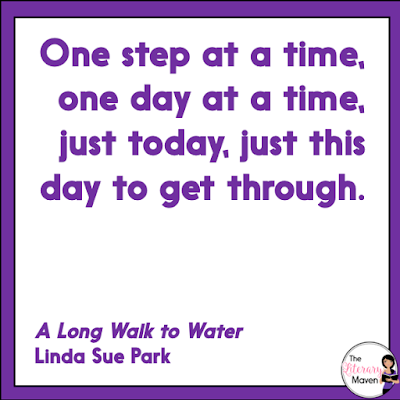 A Long Walk to Water by Linda Sue Park is an amazing story of survival. The voices of the male and female protagonists, Salva and Nya, are equally strong and both young people possess determination and demonstrate physical endurance as they seek out a safe place to call home and access to clean water. Read on for more of my review and ideas for classroom application.