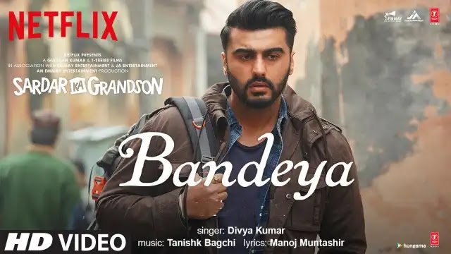 Lyrics Bandeya Tere Naal Rab Ve  - Sardar Ka Grandson