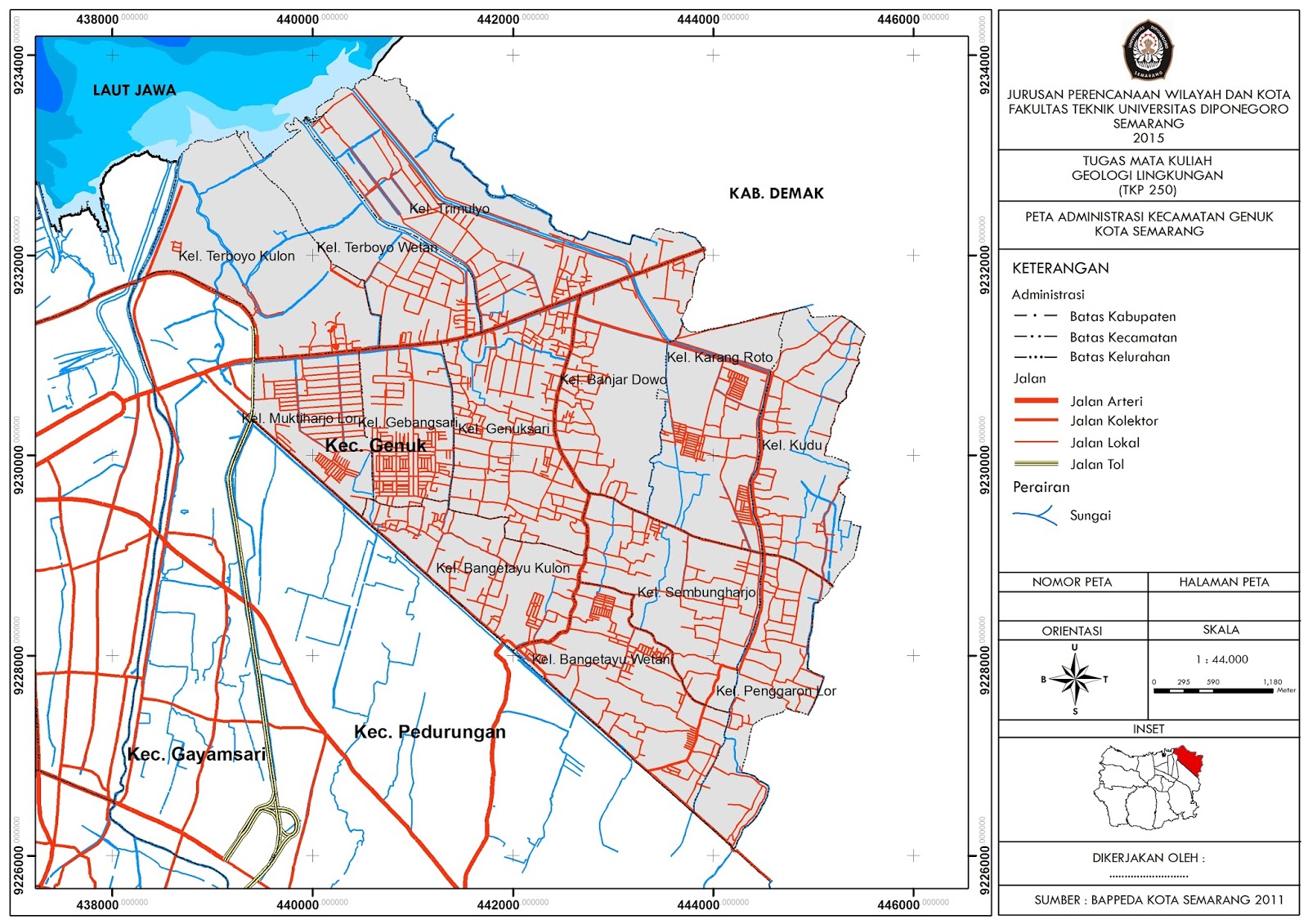Contoh Layout Peta