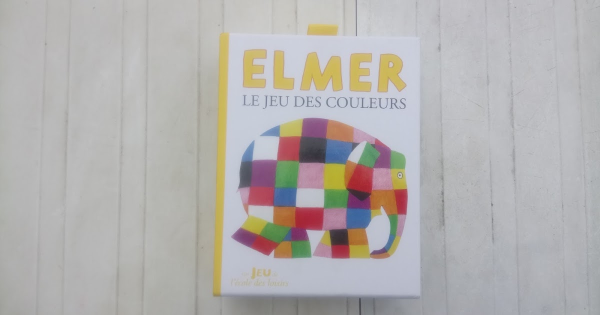 2 mains en éveil Jeu de société Elmer, le jeu des couleurs