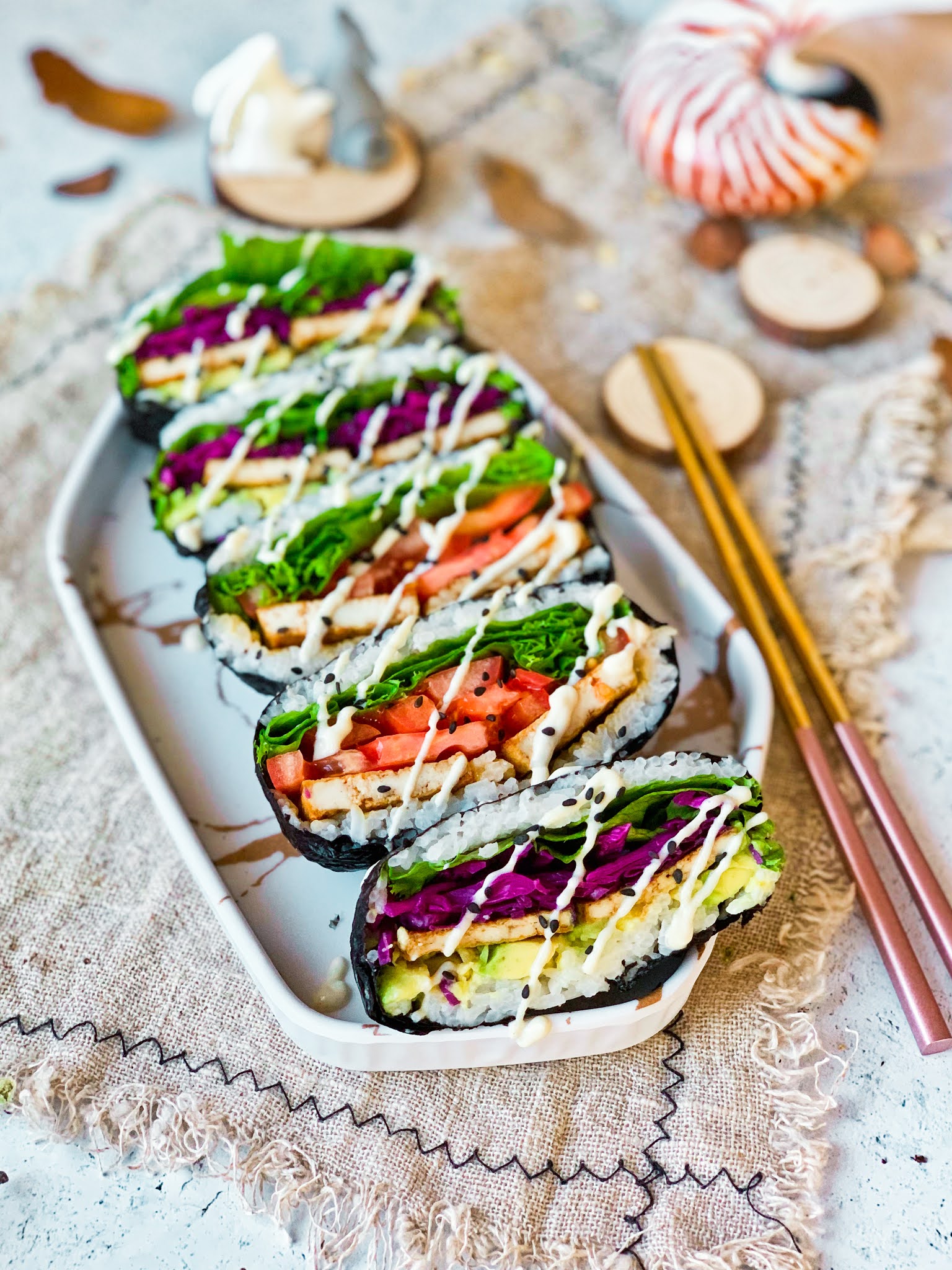 Sandwich sushi