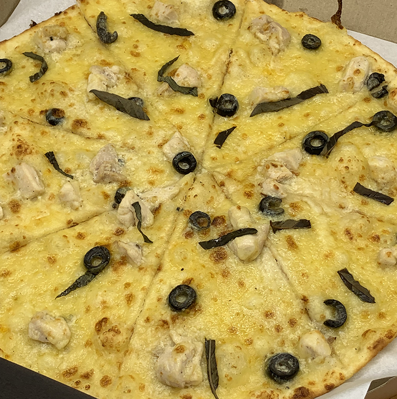 YELLOW CAB RELEASES NEW CHICKEN ALFREDO PIZZA Rochelle Rivera