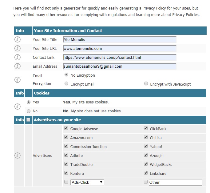 Keharusan Kebijakan Privasi untuk Pengguna Google AdSense: Lindungi Diri Anda dan Pengunjung Situs
