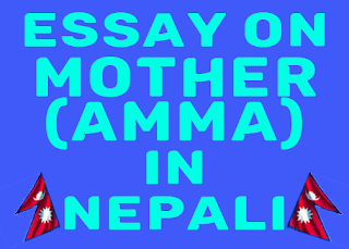 essay on mother in nepali language