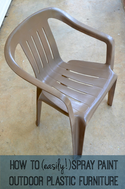 Spray Paint Plastic Outdoor Furniture, How To Spray Paint Plastic Outdoor Furniture