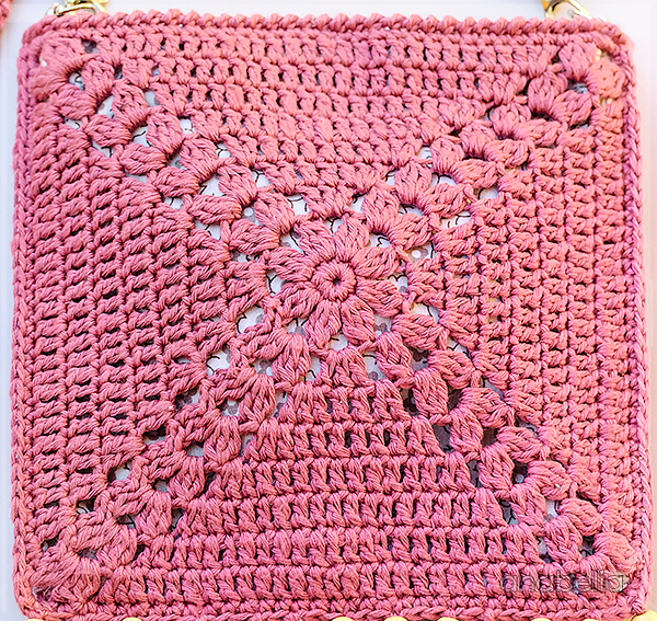 Mini Crochet Shoulder Bag, free pattern by Anabelia Craft Design