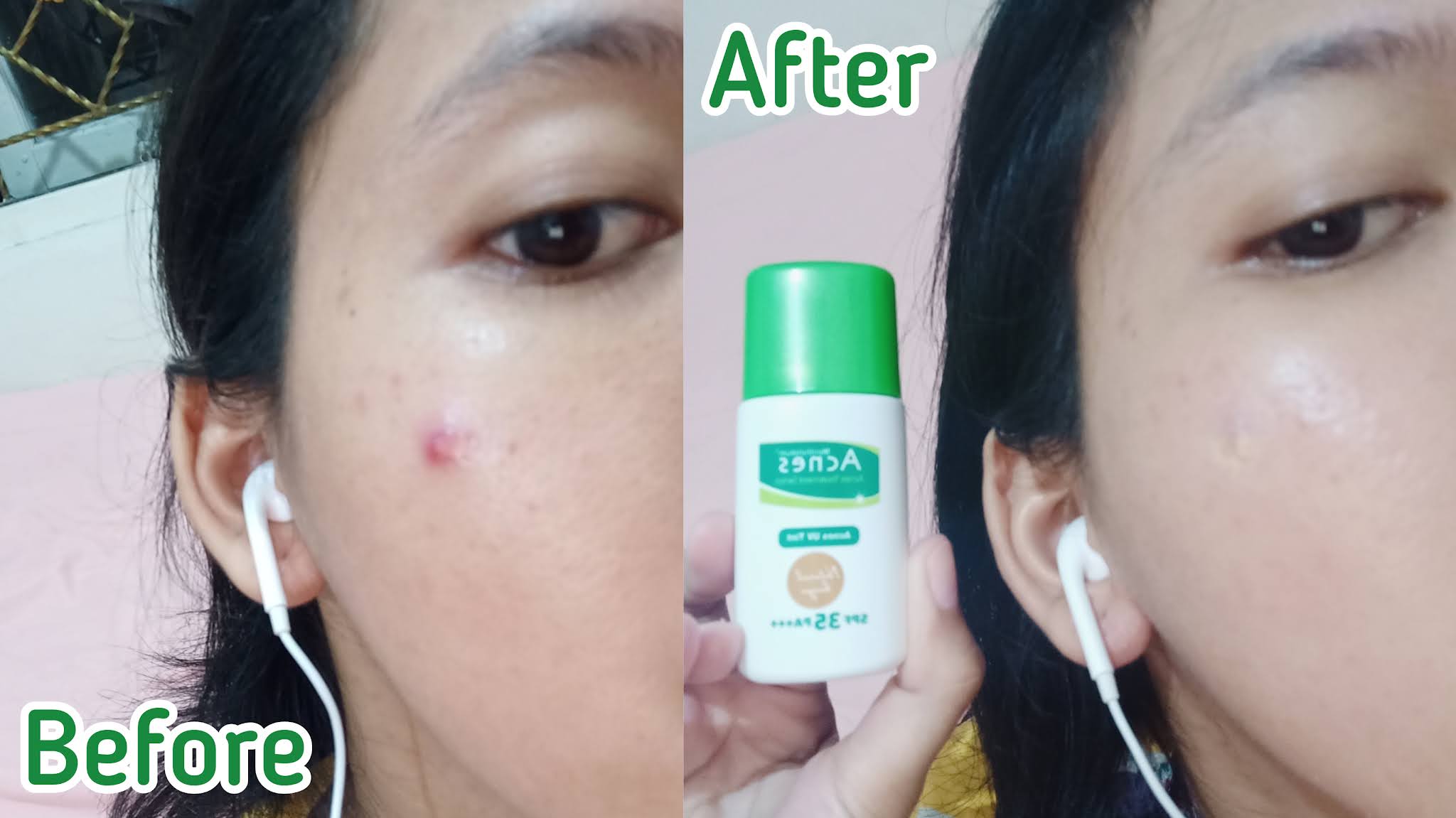 Review Acnes UV Tint Natural Beige Fun Beauty Traveler