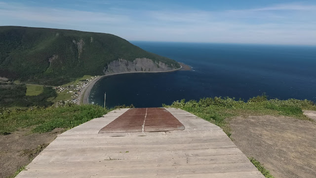 Rampe de lancement au sommet du mont Saint-Pierre