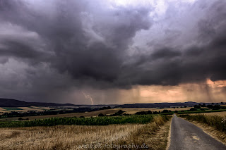 Wetterfotografie Gewitterzelle Weserbergland Nikon