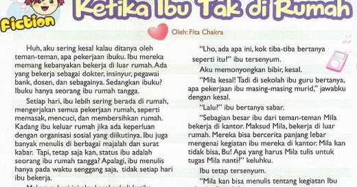 Cerpen Singkat Tentang Ibu