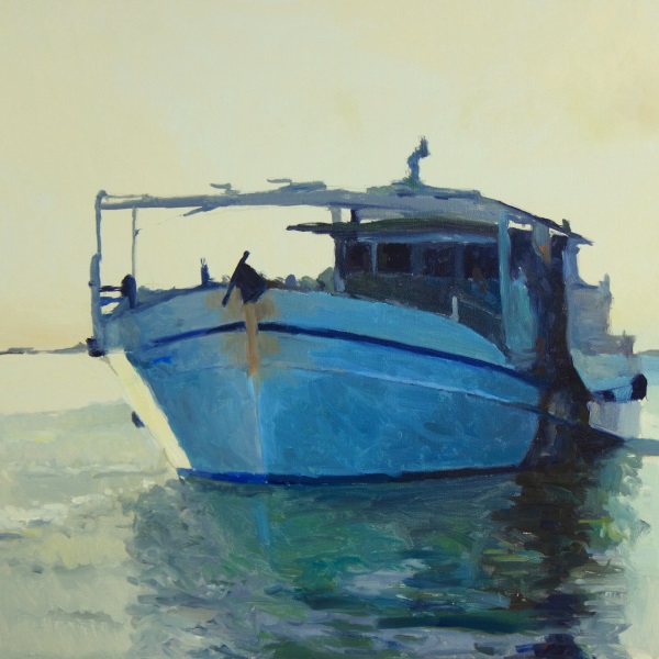 Artists Of Texas Contemporary Paintings and Art Oyster Boat