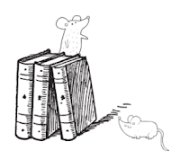 Amber's Book Review Library Mice Divider ©BionicBasil®
