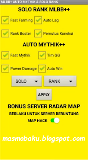 Aplikasi Auto Mythic Anti Lag Patch Mathilda Mobile Legends