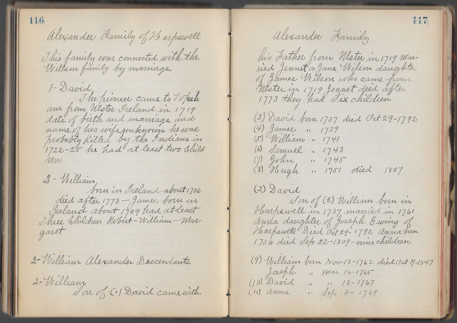 Heirlooms Reunited Alexander Family from Harpswell, Maine in