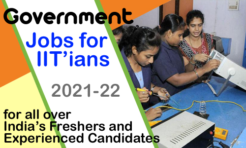 latest iti government jobs India