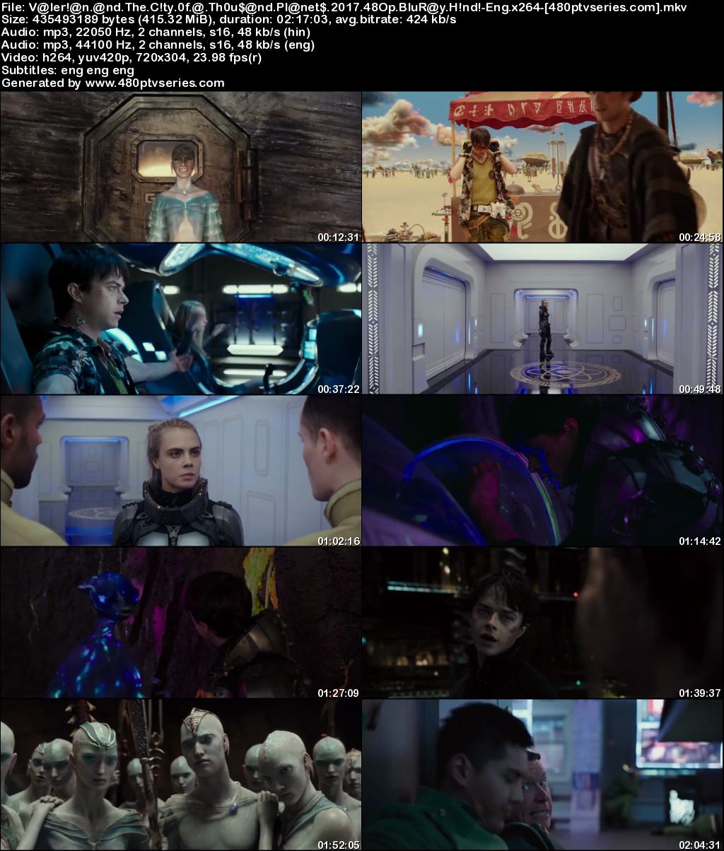 Valerian and the City of a Thousand Planets (2017) 400MB Full Hindi Dual Audio Movie Download 480p BluRay Free Watch Online Full Movie Download Worldfree4u 9xmovies