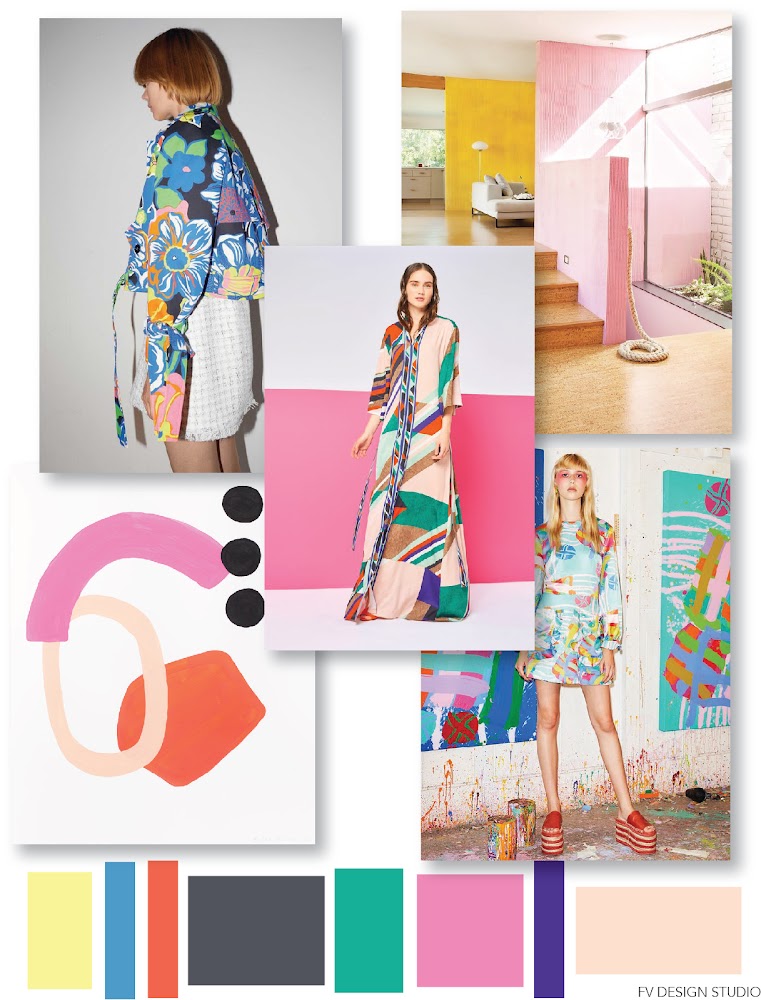 FASHION VIGNETTE: FV TREND x COLOR | WOMENS - 70'S ABSTRACT + FLORAL