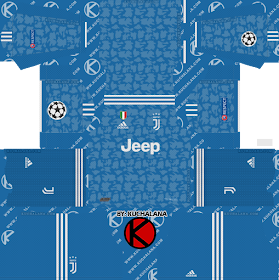 Juventus 2019/2020 Champions League Kit - Dream League Soccer Kits