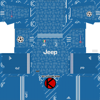 Juventus 2019/2020 Champions League Kit - Dream League Soccer Kits