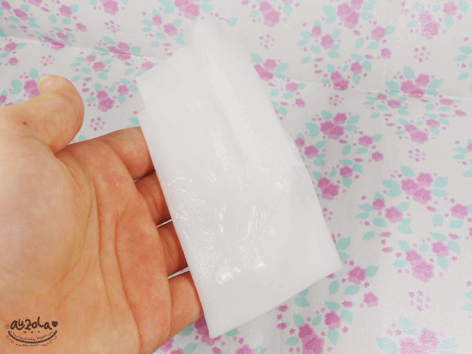 Download Rainbowdorable By Auzola Indonesian Beauty Blogger Review Kracie Brightening Facial Mask PSD Mockup Templates