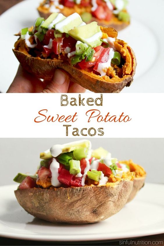 Baked Sweet Potato Tacos The Healthy Quick Meals