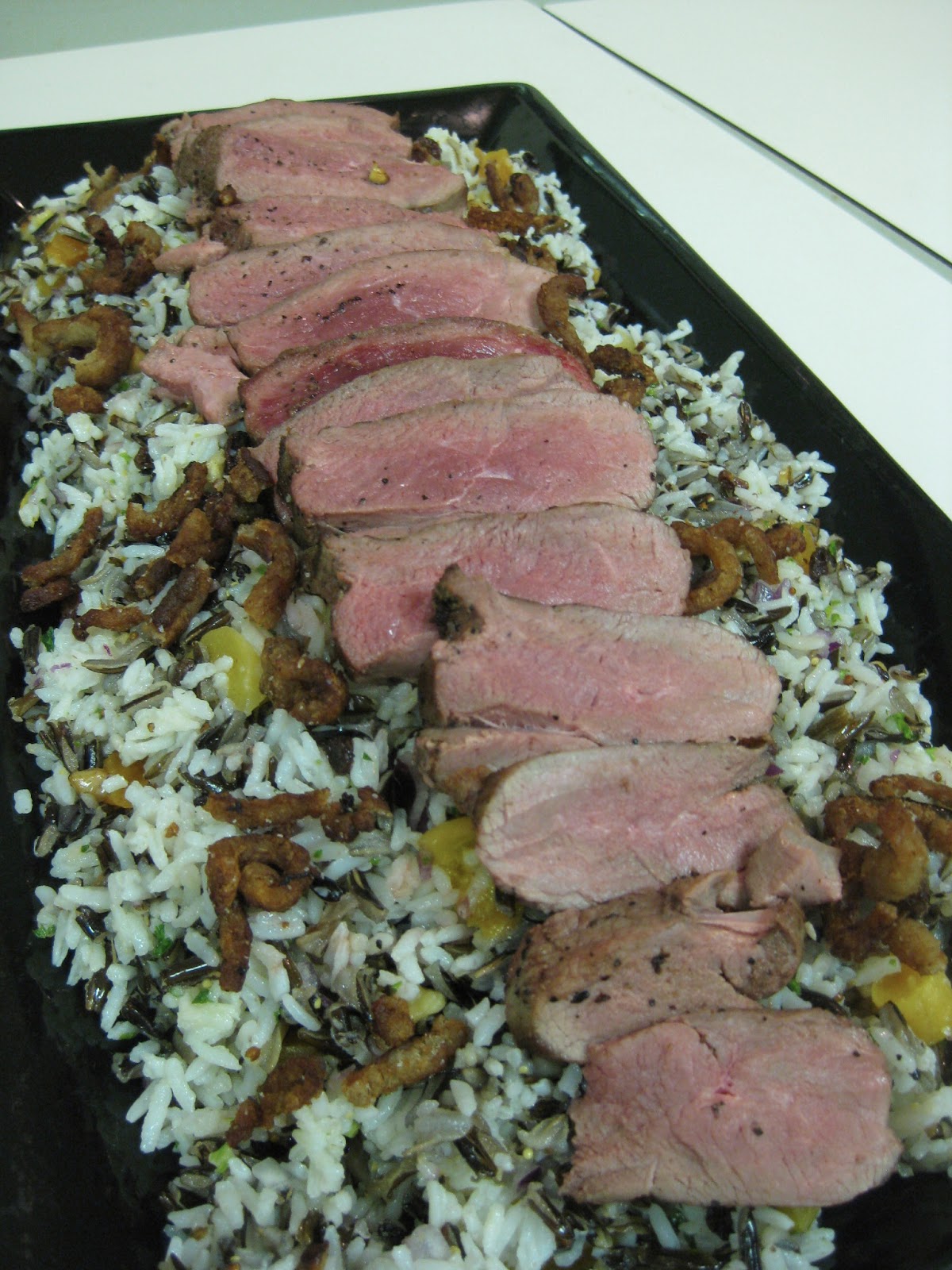 Within My Means Wild Rice Salad with Red Wine Vinaigrette