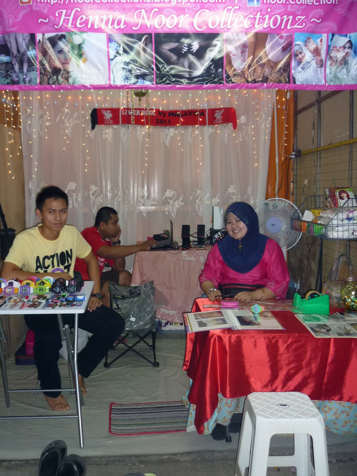 PERKHIDMATAN UKIRAN INAI PENGANTIN: Booth Di Uptown 24 Shah Alam