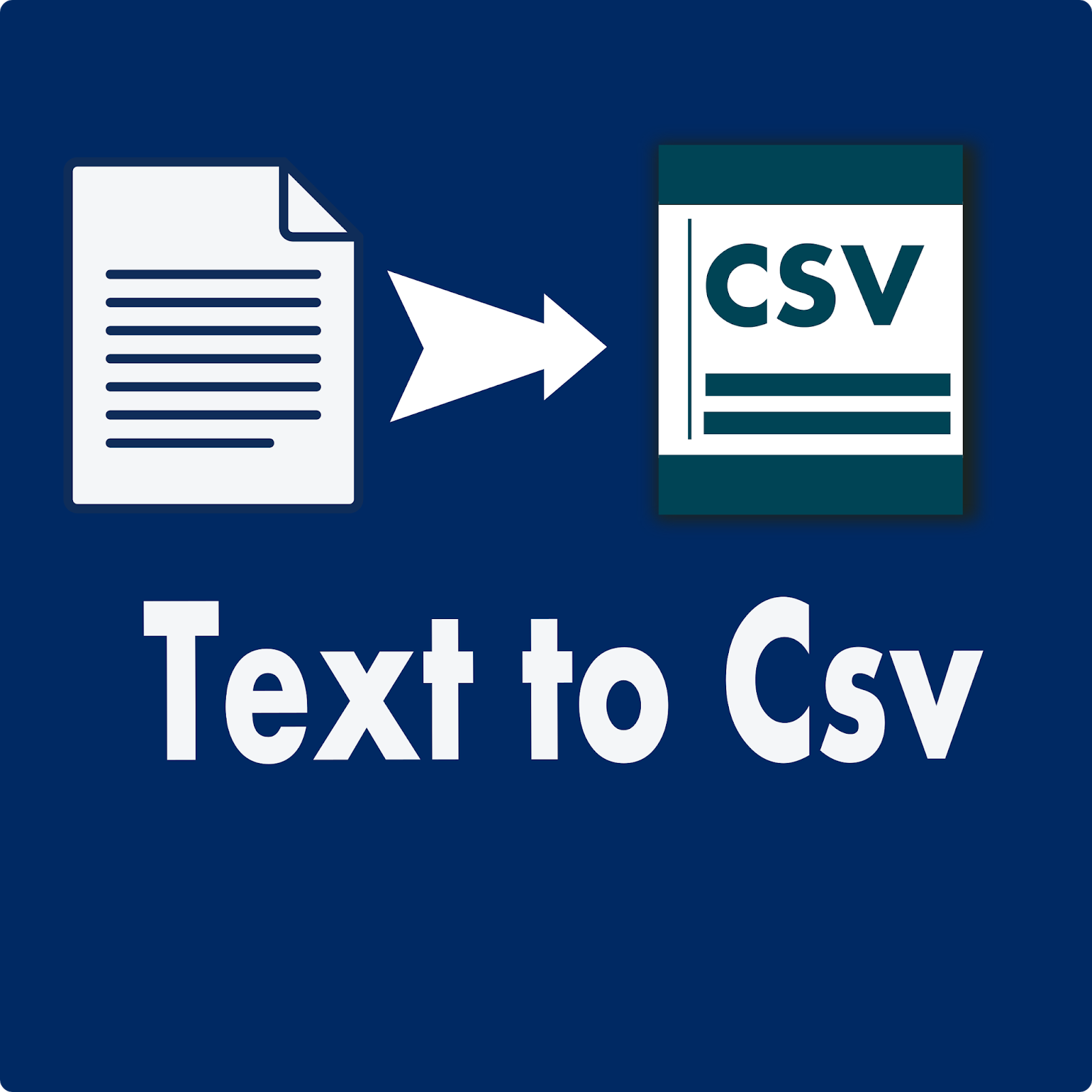 Software to convert text to csv format whiterock software