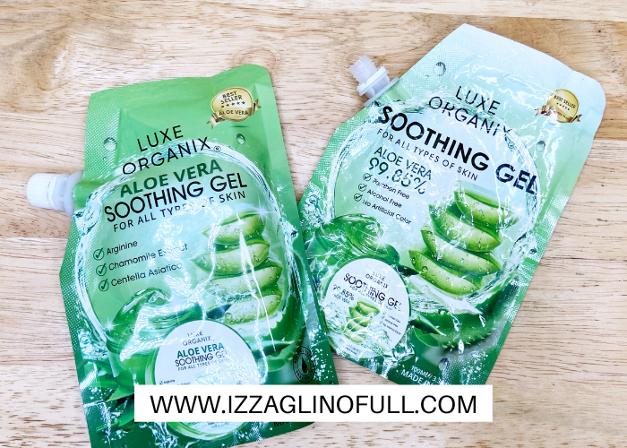 Luxe Organix Aloe Vera Soothing Gel Review IzzaGlinoFull