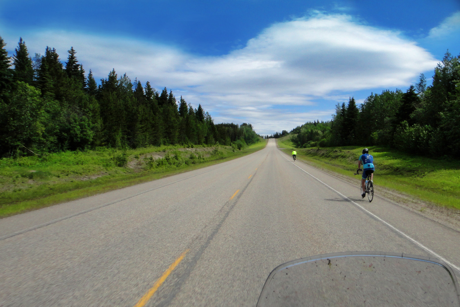 Riding the USA Day 7 Hinton, Alberta Charlie Lake, British Columbia